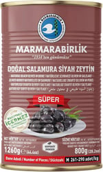 Marmarabirlik Siyah Zeytin 800 gr Teneke Süper (M)