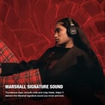 Marshall Major V Bluetooth, OE, Siyah