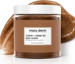 Maru.Derm Kahve ve Yeşil Çay Özlü Vücut Peelingi BHA Jojoba Yağı 250 ml