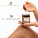 Maru.Derm Kahve ve Yeşil Çay Özlü Vücut Peelingi BHA Jojoba Yağı 250 ml