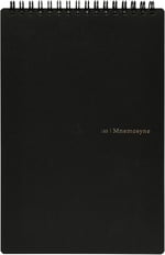 Maruman MNEMOSYNE not defteri, 22,9 x 14,8 cm (dikey, A5), 5 mm kareli, çift taraflı, 70 yaprak (N165)