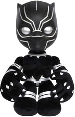 Marvel Black Panther Heart of Wakanda Peluş Figür, Işıklı ve Sesli, Siyah Panter Yumuşak Bebek Hayranları ve Koleksiyoncular için