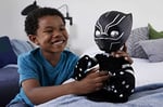 Marvel Black Panther Heart of Wakanda Peluş Figür, Işıklı ve Sesli, Siyah Panter Yumuşak Bebek Hayranları ve Koleksiyoncular için