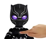 Marvel Black Panther Heart of Wakanda Peluş Figür, Işıklı ve Sesli, Siyah Panter Yumuşak Bebek Hayranları ve Koleksiyoncular için