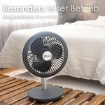 Masa vantilatörü çok sessiz | kablosuz | 4000 mAh pil | vantilatör | 90° eğilebilir | çalışma masası vantilatörü | rüzgar makinesi | hava soğutucu | enerji tasarruflu | 4 kademeli | 15 saat kablosuz ç
