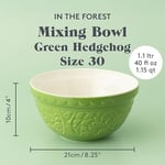 Mason Cash Green Hedgehog karıştırma kabı, 21 cm