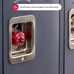 Master Lock 1530T Soyunma Kilidi Kombinasyon Asma Kilit, 2 Adet (1'li Paket) Renkler Değişebilir