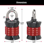 Master Lock 1535D Locker Lock Set Kendi Kombinasyonunuzu Asma Kilit, 1 Paket, Renkler Değişebilir