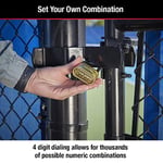 Master Lock 175LH Şifreli Asma Kilit, Pirinç Kaplama, 5.4 cm Askı, Kendi Şifrenizi Belirleyin