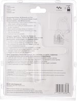 Master Lock 715DAT Örgülü Çelik Araba Kapak Kablosu, Lamine Çelik Asma Kilit, 2,1 m kablo ve 1-1/8 inç Geniş Kilit
