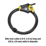 Master Lock 8413DPF Python kablolu kilit, anahtarlı, 1 adet