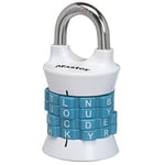 Master Lock Dikey Zuruecksetzbar kelime kombinasyon asma kilit, 1535DWD