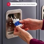 Master Lock Dikey Zuruecksetzbar kelime kombinasyon asma kilit, 1535DWD