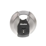 Master Lock M50XD Magnum Ağır Hizmet Paslanmaz Çelik Discus Asma Kilit, Anahtarlı, Gümüş