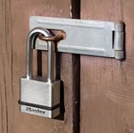 Master Lock M530XKADLHCCSEN Asma Kilit Kaplamalı Askı ve 5,1 cm Ütü Mesafesi, Aynı Kapanır, 1,9 cm Genişliğinde 4'lü Paket Keyed Alike