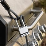 Master Lock M530XKADLHCCSEN Asma Kilit Kaplamalı Askı ve 5,1 cm Ütü Mesafesi, Aynı Kapanır, 1,9 cm Genişliğinde 4'lü Paket Keyed Alike