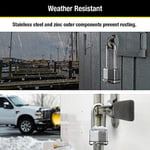 Master Lock M5XTLJ Magnum asma kilit, anahtarlı, 2 adet, aynı anda kapanır