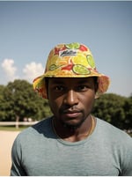 MATCO Bucket Hat Matco Desenli Renkli Balıkçı Şapka