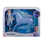 Mattel Disney Karlar Ülkesi Elsa ve Güzel Atı Nokk Disney Karlar Ülkesi oyuncakları, Elsa bebek ve Su Nokk'u figürü HLW58