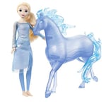 Mattel Disney Karlar Ülkesi Elsa ve Güzel Atı Nokk Disney Karlar Ülkesi oyuncakları, Elsa bebek ve Su Nokk'u figürü HLW58