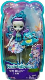 Mattel Enchantimals-Enchantimals Karakter Bebekler Tavuskuşu Patter Bebek Ve Flap Fxm74