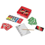 Mattel Games Sevilen UNO Deluxe kart oyunu, ailelerin favorisi ​, K0888