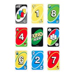Mattel Games UNO Flex™ Aileler için eğlenceli oyun gecelerine ilham veren UNO™ Flex kart oyunu HMY99