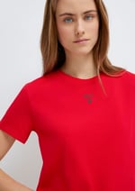 Mavi Baskılı Kırmızı Tişört Slim Fit/Dar Kesim 1601185-82054