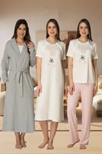 Mavi Hamile Lohusa Sabahlık