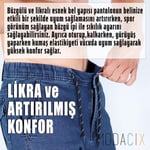 Mavi Kot Kargo Pantolon - Likralı Mavi Kargo Pantolon - Erkek Outdoor Pantolon - Erkek Kot Pantolon