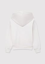 Mavi Logo Baskılı Beyaz Kapüşonlu Sweatshirt 6610110-70057