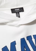 Mavi Logo Baskılı Beyaz Kapüşonlu Sweatshirt 6610110-70057