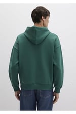 Mavi Logo Baskılı Kapüşonlu Kırmızı Sweatshirt 067149-70464