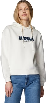Mavi Logo Baskılı Kapüşonlu Lacivert Sweatshirt 168334-70488