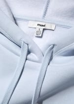 Mavi Logo Baskılı Kapüşonlu Mavi Sweatshirt 1600361-70717