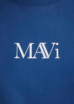 Mavi Logo Baskılı Lacivert Tişört Regular Fit/Normal Kesim 1611594-82625