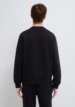 Mavi Logo Baskılı Siyah Sweatshirt 0611716-900