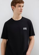 Mavi Logo Baskılı Siyah Tişört Regular Fit/Normal Kesim 0611714-900