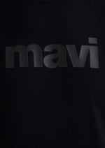 Mavi Logo Baskılı Siyah Tişört Slim Fit/Dar Kesim 065199-900