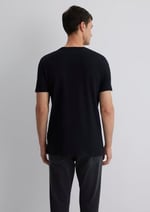 Mavi Logo Baskılı Siyah Tişört Slim Fit/Dar Kesim 065199-900