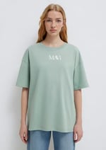 Mavi Logo Baskılı Yeşil Tişört Oversize/Geniş Kesim 1611593-71787