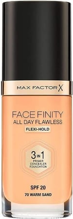 Max Factor Facefinity All Day Flawless 3 In 1 Foundation, Shade 32 Light Beige