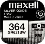 Maxell 364 saat pili SR621SW