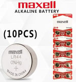 Maxell Alkaline LR44 düğme pil (10'lu paket)