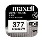 Maxell Sılver Oxide 377 SR626SW Pil 10'lu Paket