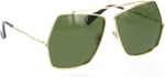 Maxmara MM 0006 08A GEOMETRİK METAL Cerceve Güneş Bayan Gözlüğü