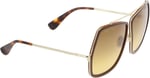Maxmara MM 0060 48F KARE KEMİK Cerceve Güneş Bayan Gözlüğü