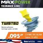 MaxPower 338814 0,095 inç Premium Bükülmüş Düzeltici Hattı, 200-Ayak Uzunluğu