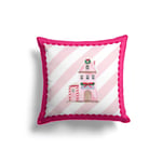 Maxxdeco 43x43 Cm Biyeli Kırlent Kılıfı-pink 12585