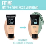 Maybelline New York Fit Me Matte+Poreless Fondöten - 230 Natural Buff (30 ml)